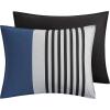 imageNautica  TwinTwin XL Comforter Set Reversible Bedding with Matching Sham Microsuede with Sherpa Reverse Dorm Essentials OekTex Certified Crossview Plaid CharcoalNavy