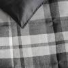 imageNautica  TwinTwin XL Comforter Set Reversible Bedding with Matching Sham Microsuede with Sherpa Reverse Dorm Essentials OekTex Certified Crossview Plaid CharcoalDark Grey