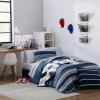 imageNautica  TwinTwin XL Comforter Set Reversible Cotton Bedding with Matching Sham Medium Weight for Year Round Use Dorm Essentials OekoTex Certified Lakeview BlueQueen