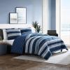 imageNautica  TwinTwin XL Comforter Set Reversible Cotton Bedding with Matching Sham Medium Weight for Year Round Use Dorm Essentials OekoTex Certified Lakeview BlueKing