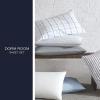 imageNautica  TwinTwin XL Sheet Set Deep Pocket Fitted Sheet and Pillowcase Set Double Layer Elastic Ideal Dorm Essentials Avery Stripe Navy TwinTwin XLAevery Stripe NavyRed