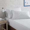 imageNautica  TwinTwin XL Sheet Set Deep Pocket Fitted Sheet and Pillowcase Set Double Layer Elastic Ideal Dorm Essentials Avery Stripe Navy TwinTwin XLSkinny Yacht Stripe Grey