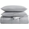 imageNautica Queen Comforter Set Cotton Reversible Bedding Set All Season Home Dcor Longdale Solid Grey QueenLongdale Solid Grey