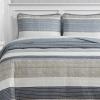 imageNautica Twin Quilt Set Cotton Reversible Bedding Set Dorm Room Essentials Ridgeport Beige TwinRidgeport Beige