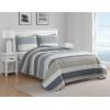 imageNautica Twin Quilt Set Cotton Reversible Bedding Set Dorm Room Essentials Ridgeport Beige TwinRidgeport Beige