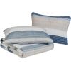 imageNautica Twin Quilt Set Cotton Reversible Bedding Set Dorm Room Essentials Ridgeport Beige TwinRidgeport Denim