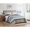 imageNautica Twin Quilt Set Cotton Reversible Bedding Set Dorm Room Essentials Ridgeport Beige TwinRidgeport Denim