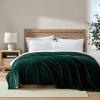 imageNautica  Twin Blanket Soft Plush Fleece Bedding Ideal for Bed or Couch Dorm Essentials OekoTex Certified Solid RedSolid Dark Green