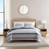 imageNautica  Twin Quilt Set Soft ampamp Breathable Cotton Bedding with Medium Weight Feel Reversible 2 Piece Bed Set with Matching Pillowcase Galewood BlueKing