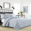 imageNautica  Twin Quilt Set Soft ampamp Breathable Cotton Bedding with Medium Weight Feel Reversible 2 Piece Bed Set with Matching Pillowcase Jettison GreyTwin