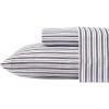 imageNautica  TwinTwin XL Sheet Set Deep Pocket Fitted Sheet and Pillowcase Set Double Layer Elastic Ideal Dorm Essentials Avery Stripe Navy TwinTwin XLAevery Stripe NavyRed