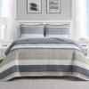 imageNautica Twin Quilt Set Cotton Reversible Bedding Set Dorm Room Essentials Ridgeport Beige TwinRidgeport Beige