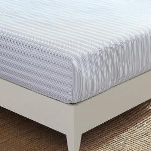 imageNautica  Shams 2Piece Super Soft Premium Bedding Set Quilted Inspired Home Decor Stony Point Blue StandardBeaux Stripe Blue