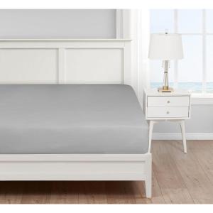 imageNautica  Shams 2Piece Super Soft Premium Bedding Set Quilted Inspired Home Decor Stony Point Blue StandardSolid Grey