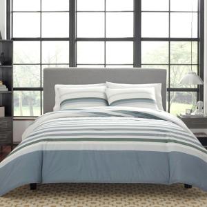 imageNautica  Twin Comforter Set Cotton Reversible Bedding with Matching Sham Home Decor for All Seasons Dorm Room Essentials Lansier Grey TwinTwin XLGrey