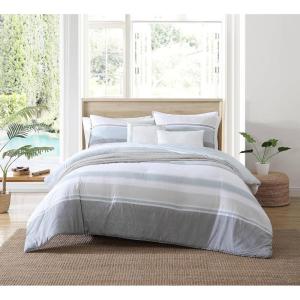 imageNautica  Twin Comforter Set Cotton Reversible Bedding with Matching Sham ampamp Bonus Decorative Pillows Westport Navy TwinTwin XLWestport Blue
