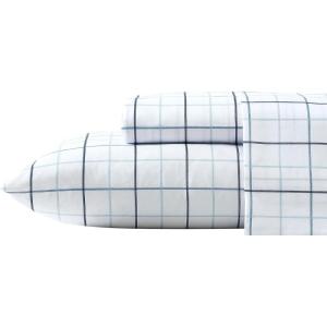 imageNautica  TwinTwin XL Sheet Set Deep Pocket Fitted Sheet and Pillowcase Set Double Layer Elastic Ideal Dorm Essentials Avery Stripe Navy TwinTwin XLClarkson Blue