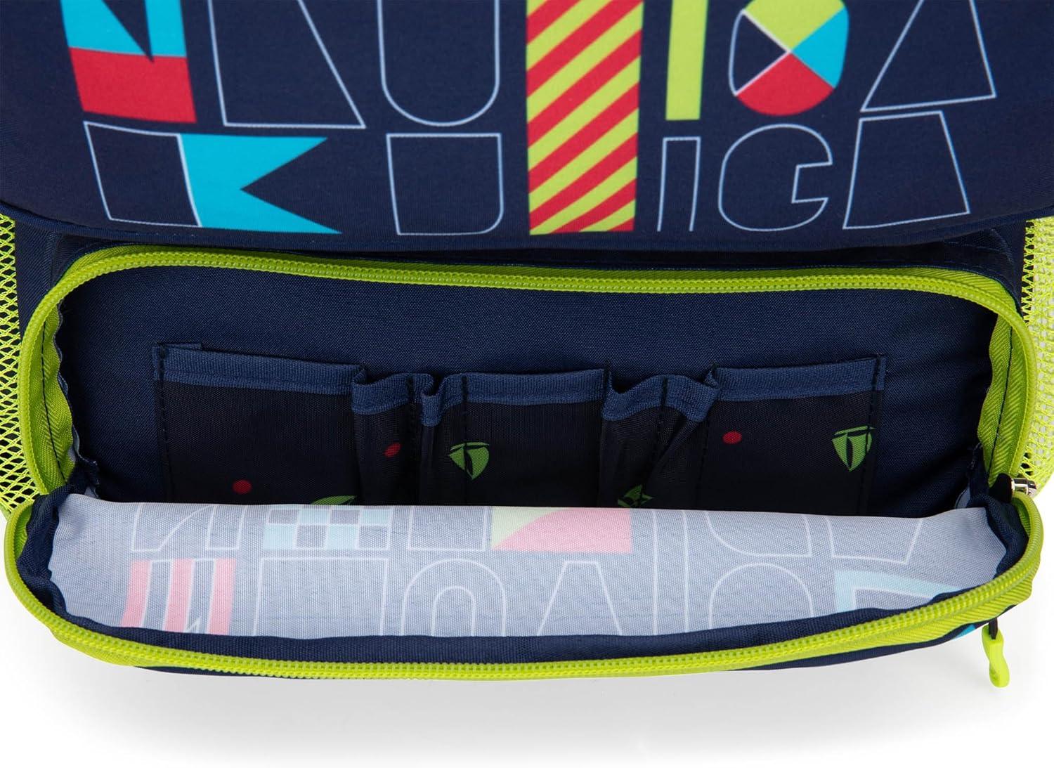 imageNautica Backpack for Kids  Kindergarten Elementary Children Backpack  16quot Tall  Shark RidersFlags