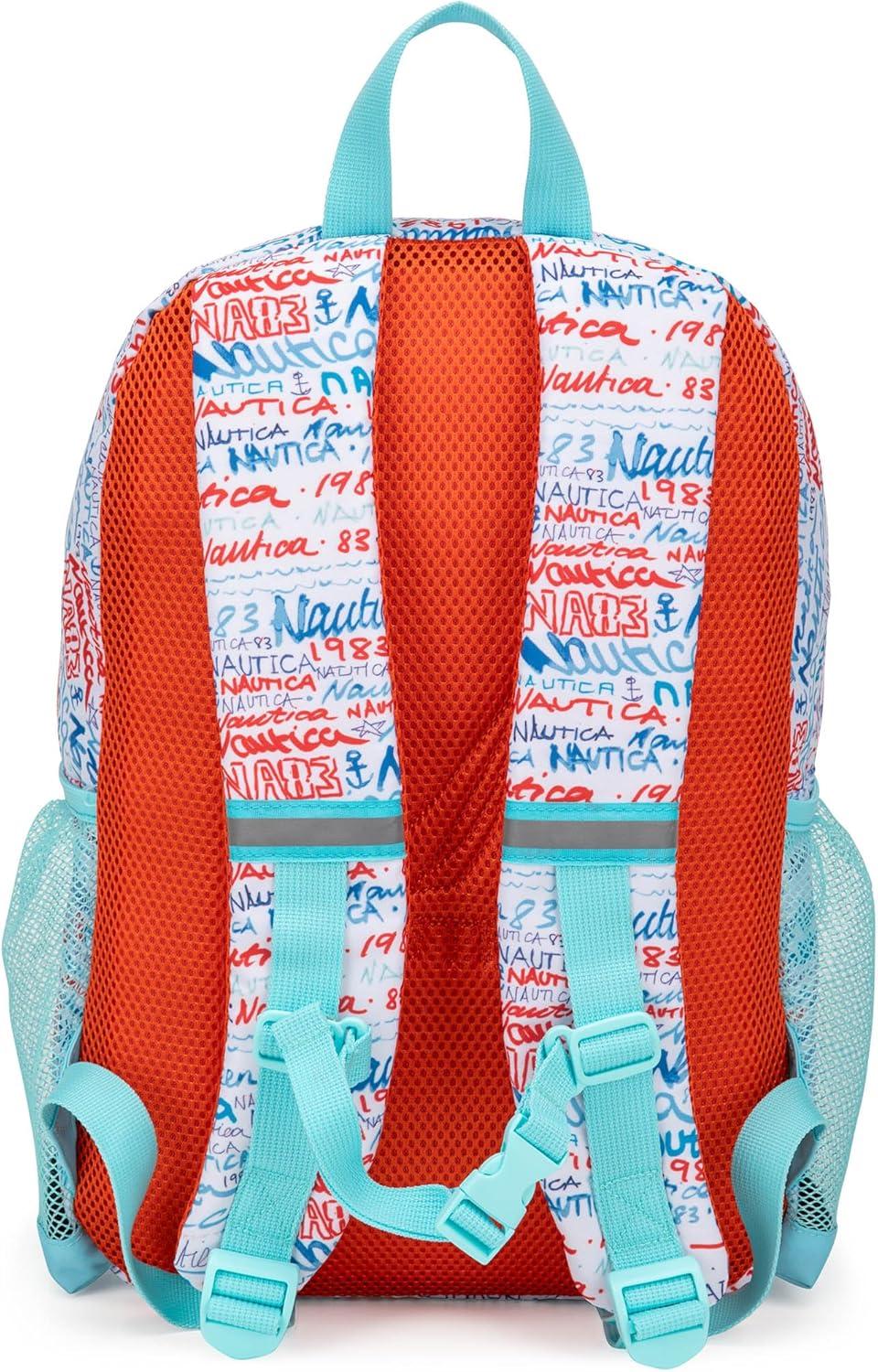 imageNautica Backpack for Kids  Kindergarten Elementary Children Backpack  16quot Tall  Shark RidersGraffiti