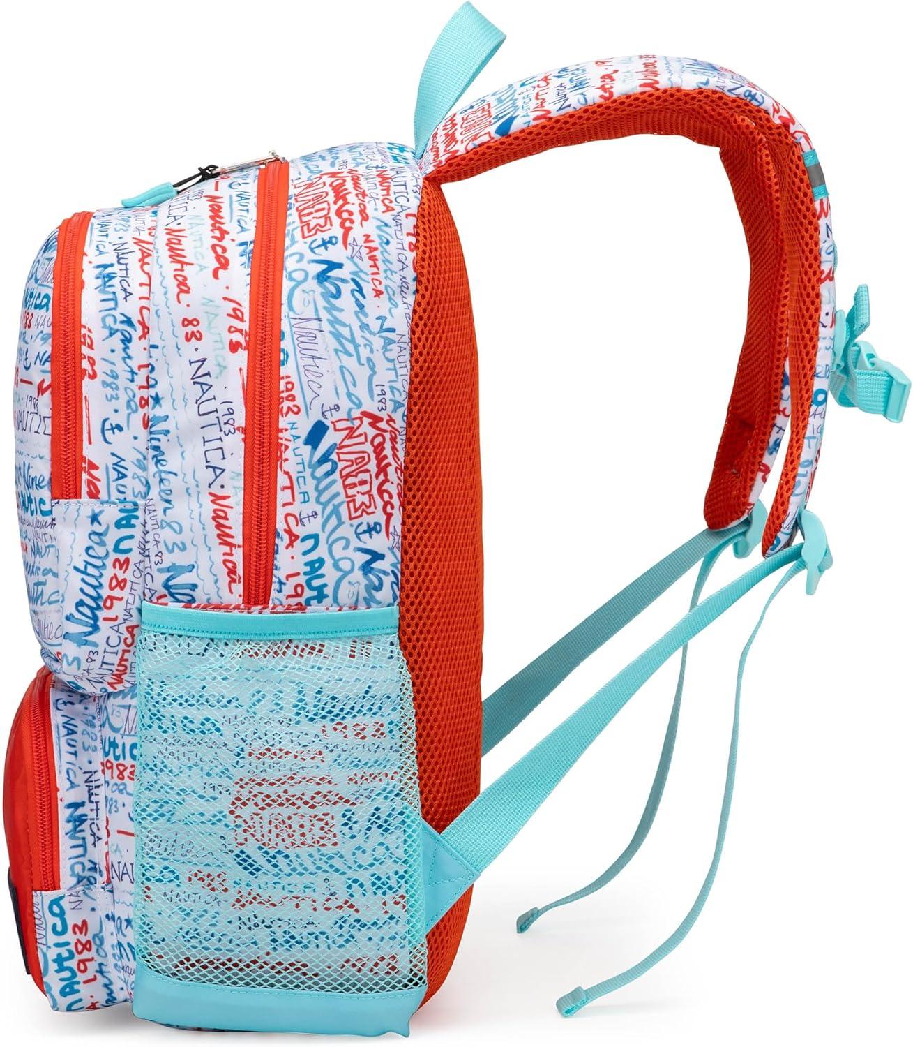 imageNautica Backpack for Kids  Kindergarten Elementary Children Backpack  16quot Tall  Shark RidersGraffiti