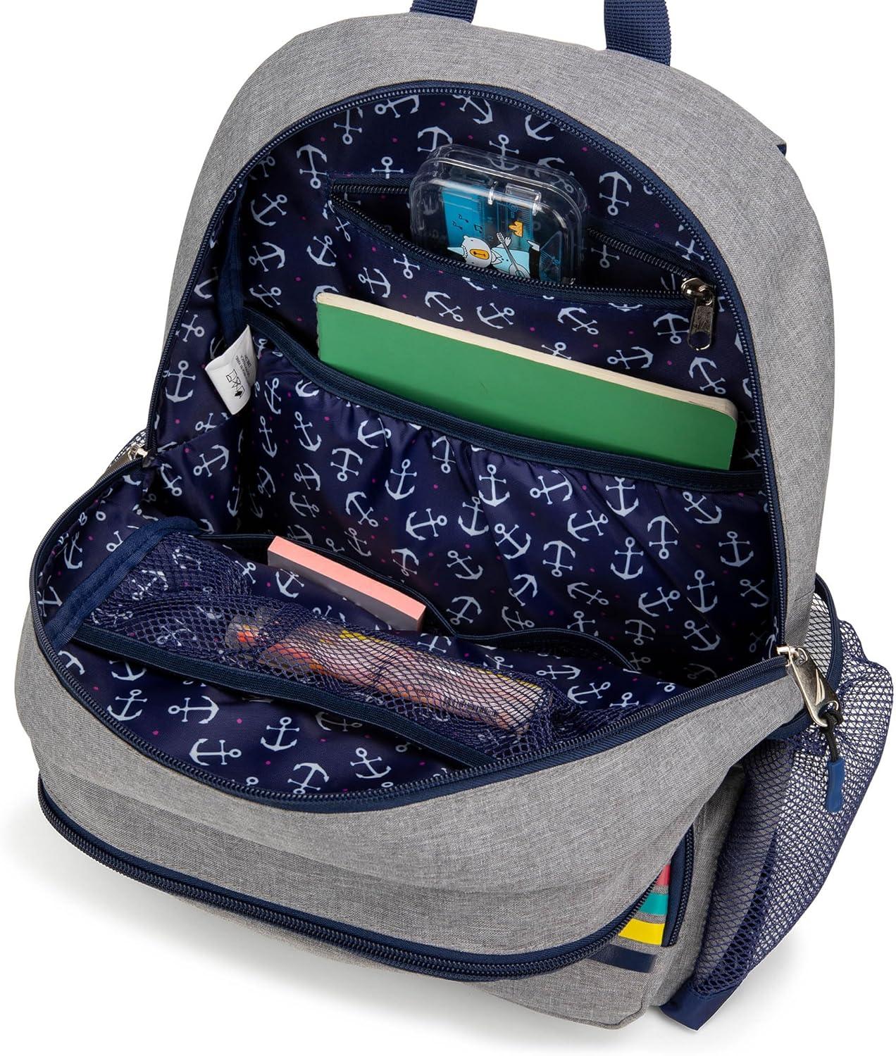 imageNautica Backpack for Kids  Kindergarten Elementary Children Backpack  16quot Tall  Shark RidersHearts