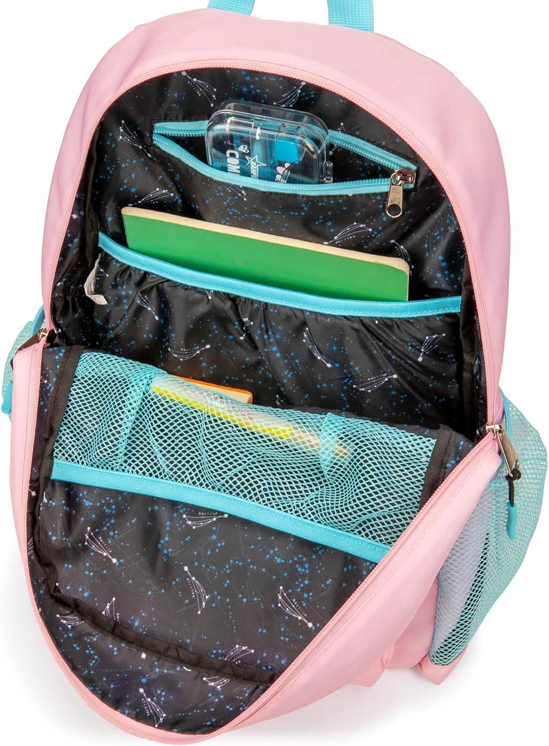 imageNautica Backpack for Kids  Kindergarten Elementary Children Backpack  16quot Tall  Shark RidersMermaid Tail