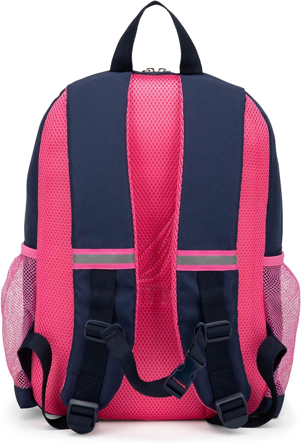 imageNautica Backpack for Kids  Kindergarten Elementary Children Backpack  16quot Tall  Shark RidersRetro Rainbow