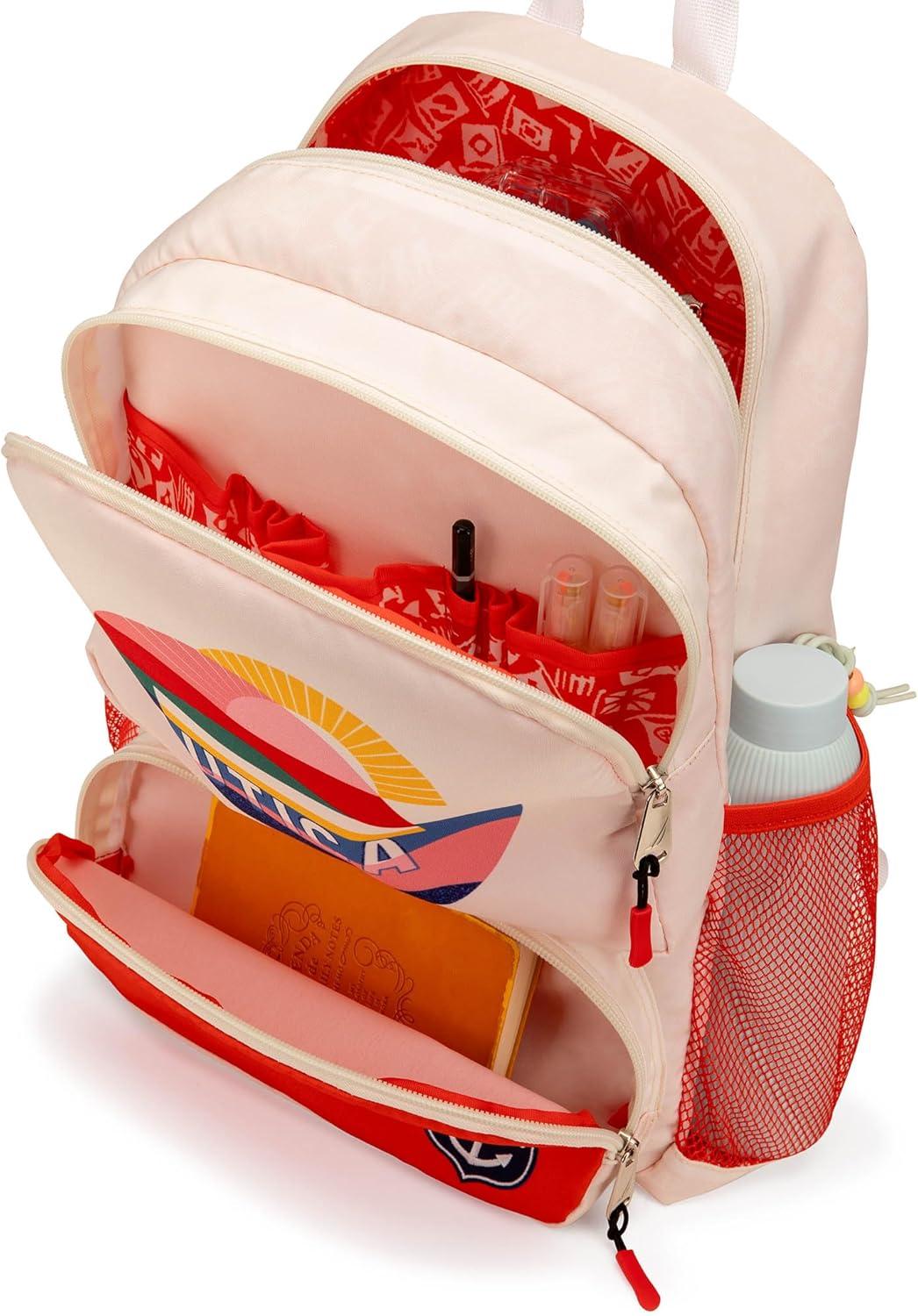 imageNautica Backpack for Kids  Kindergarten Elementary Children Backpack  16quot Tall  Shark RidersSunny Day