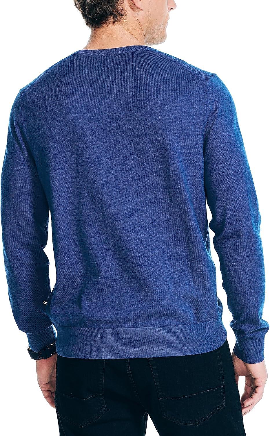 imageNautica Mens Navtech VNeck SweaterLimoges