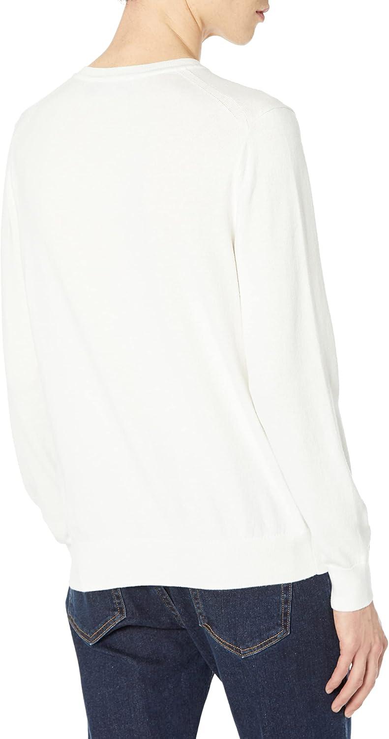 imageNautica Mens Navtech VNeck SweaterMarshmallow