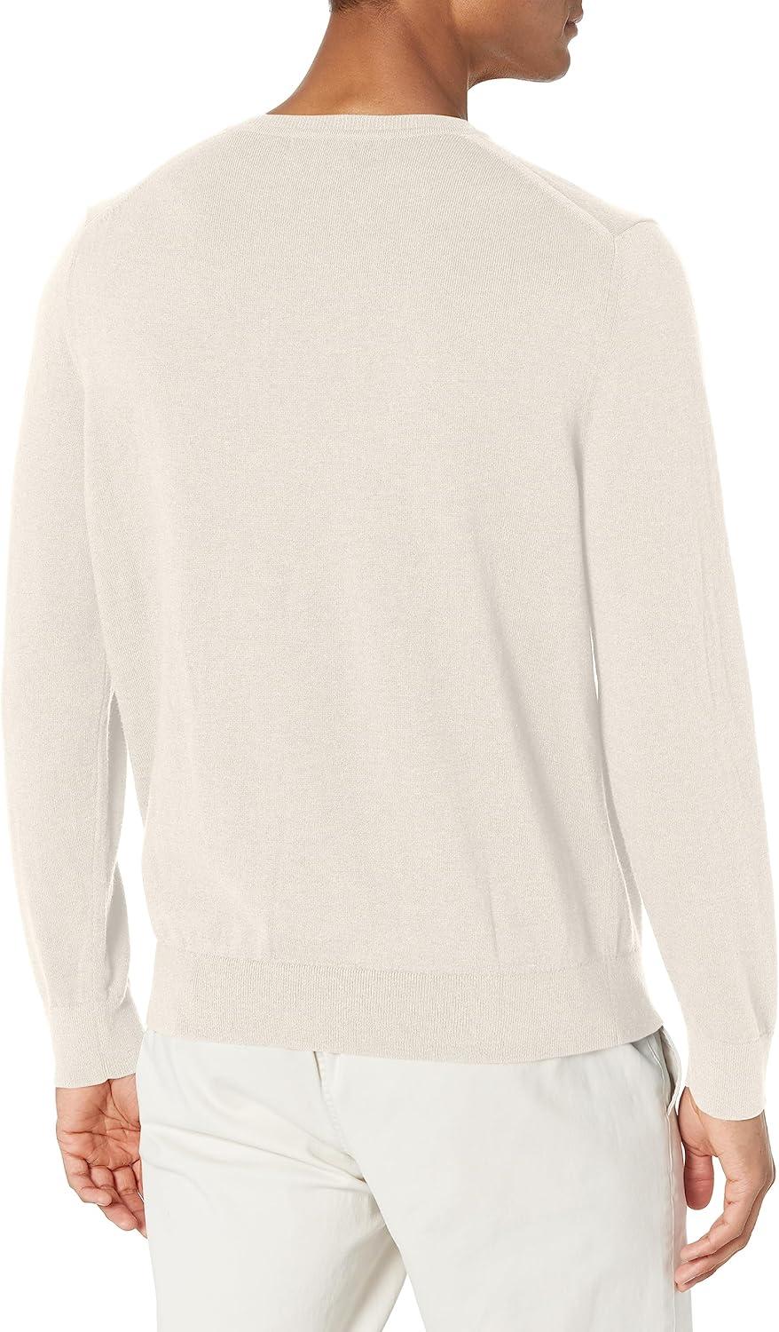 imageNautica Mens Navtech VNeck SweaterNautica Stone