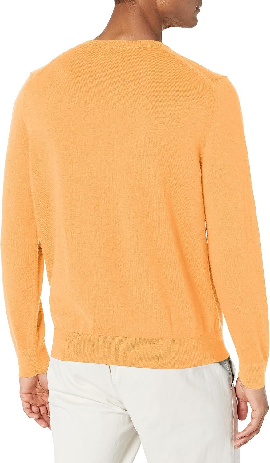 imageNautica Mens Navtech VNeck SweaterOld Gold Heather
