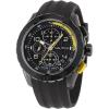 imageNautica Mens NST Chronograph 47mm WatchBlack SiliconeBlackIP Black