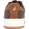 imageNautica Boys LowTop Sneakers Basketball Tennis Shoes for Kids Outdoor School Running Shoes  Sizes for Big KidLittle KidChocolate