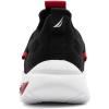 imageNautica Kids Athletic SlipOn Sneakers  Comfortable Bungee Running Shoes for Boys and Girls  Stylish and Supportive Footwear for Active Kids Big KidLittle KidToddlerBlack Black Red