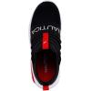 imageNautica Kids Athletic SlipOn Sneakers  Comfortable Bungee Running Shoes for Boys and Girls  Stylish and Supportive Footwear for Active Kids Big KidLittle KidToddlerBlack Redsummr