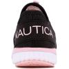 imageNautica Kids Sneaker Athletic SlipOn Bungee Running ShoesBoy  GirlBig KidLittle KidToddler  NeaveKappilBlack Iridescent Pinksteam Rock