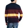 imageNautica Mens Sustainably Crafted Striped Textured Crewneck SweaterShipwreck Burgundy