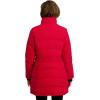 imageNautica Womens Mist Heavyweight Winter Coat Puffer Jacket with Detachable Faux Fur HoodNautica Red