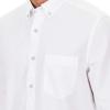 imageNautica Young Mens School Uniform Long Sleeve Performance Oxford ButtonDown ShirtBright White