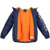 imageNautica boys Heavyweight Hooded Bubble Jacket With Polar Fleece LiningJ NavyOrange