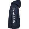 imageNautica boys Heavyweight Hooded Bubble Jacket With Polar Fleece LiningNew Sport Navy