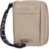 imageNautica Everglades Small Wallet for Women Compact Thin Wristlet Credit Card Wallet with ID Window Zippered Coin Purse BlackTaupe