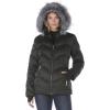 imageNautica Womens Mist Heavyweight Winter Coat Puffer Jacket with Detachable Faux Fur HoodJet