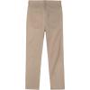 imageNautica Boys School Uniform Twill Chino Khaki Pants Flat Front Comfortable Waistband with Zip Closure ampamp StretchKhaki 5pocket