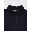 imageNautica Girls School Uniform Short Sleeve Polo DressNavy Front Tie