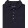 imageNautica Girls School Uniform Short Sleeve Polo DressNavyPrincess Seam