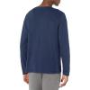 imageNautica Mens Long Sleeve Henley Pajama TopIndigo