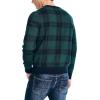imageNautica Mens Navtech Plaid Jacquard Crewneck SweaterNavy Seas