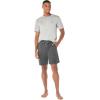 imageNautica Mens Soft Knit Elastic Waistband Sleep Lounge ShortCharcoal Heather